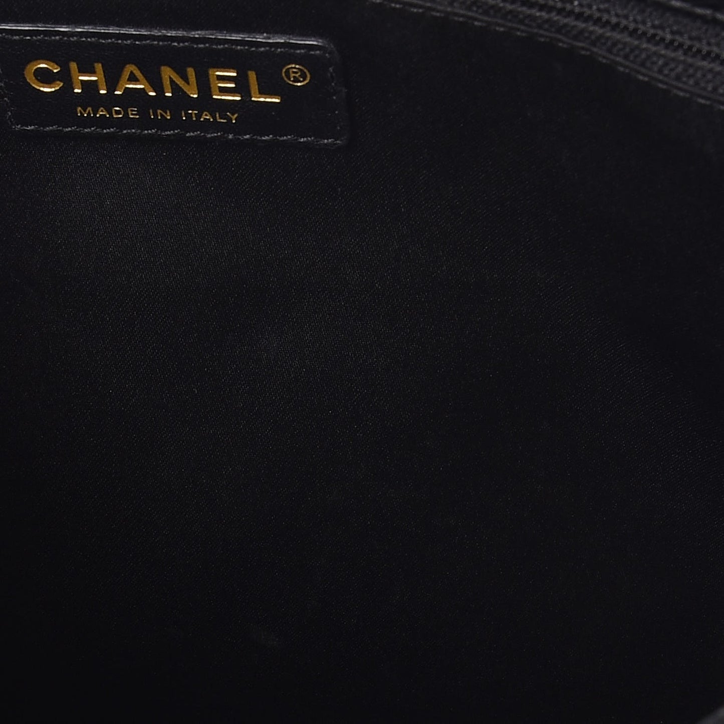 Caviar Quilted Grand Shopping Tote GST Black