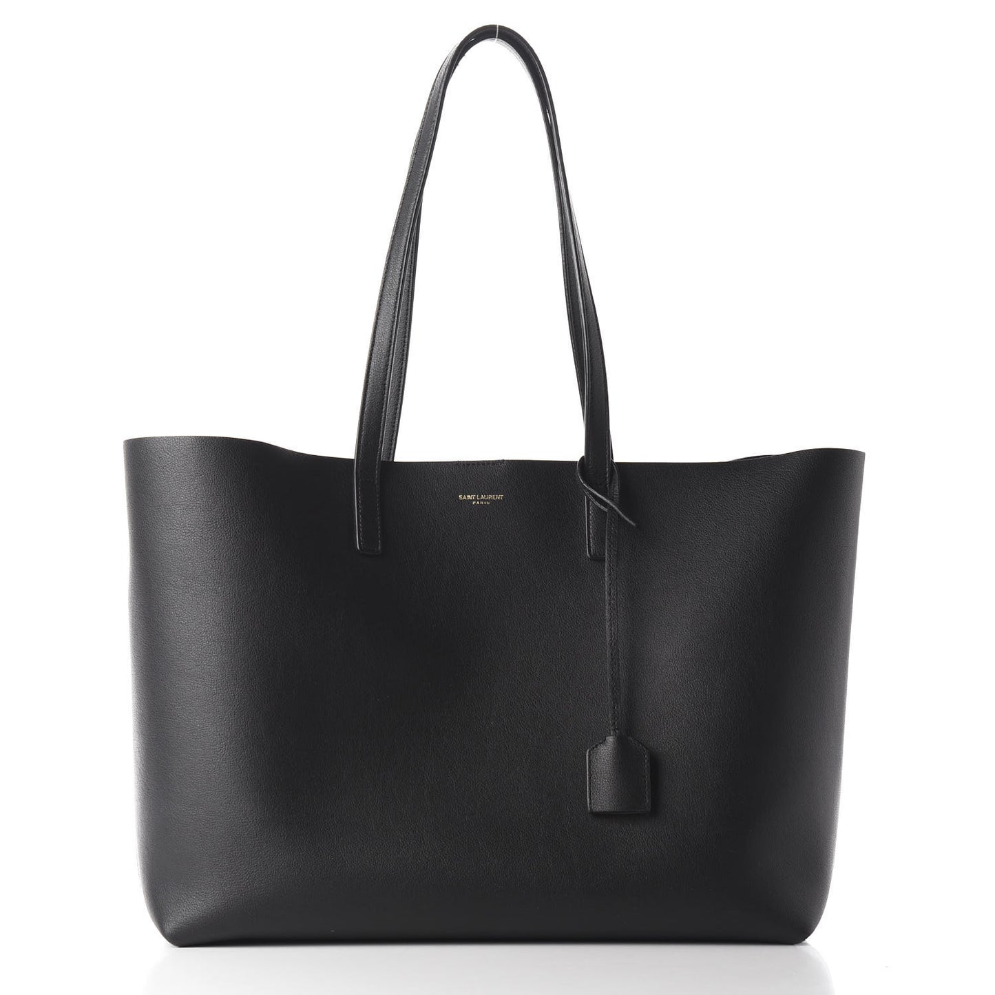 Calfskin Large Shopping Tote Black