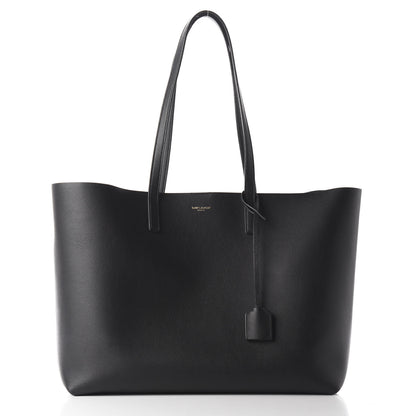 Saint Laurent Calfskin Large Shopping Tote Black 2 of 10