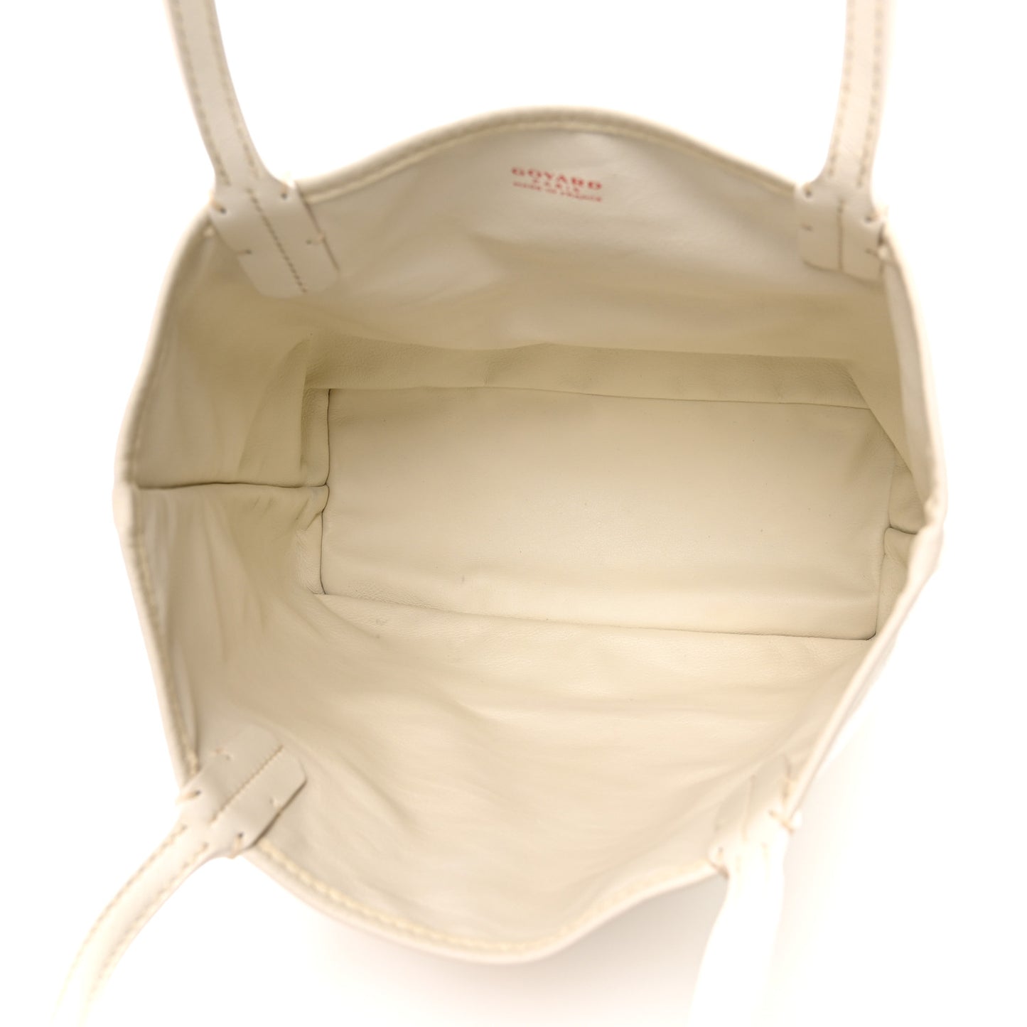 Goyardine Reversible Mini Anjou White