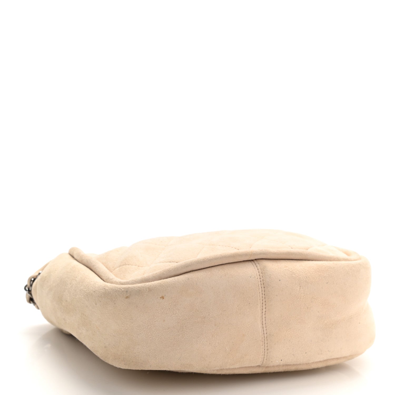 Chanel Shearling Quilted Mademoiselle Tote Beige 4 of 8