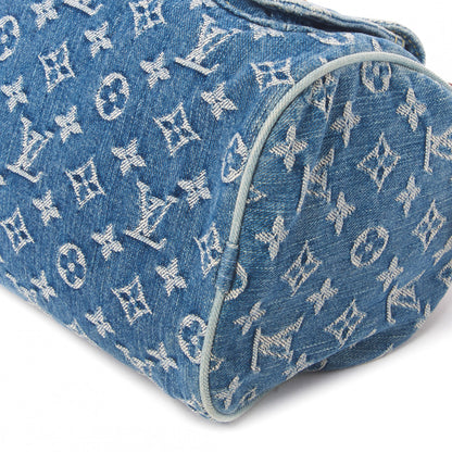 Louis Vuitton Monogram Denim Neo Speedy Blue 5 of 8
