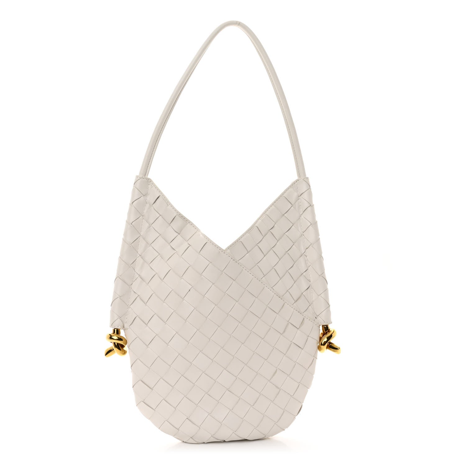 Bottega Veneta Nappa Intrecciato Small Solstice Hobo White 1 of 10