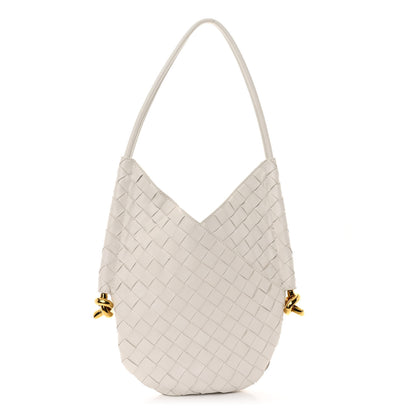 Bottega Veneta Nappa Intrecciato Small Solstice Hobo White 1 of 10