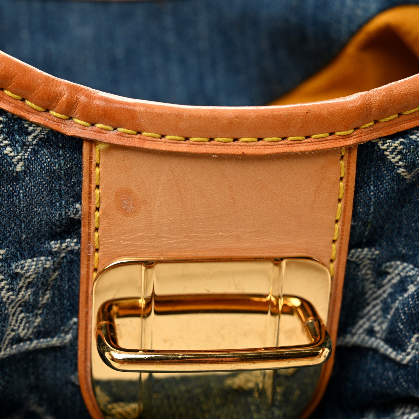 Monogram Denim Pleaty Blue