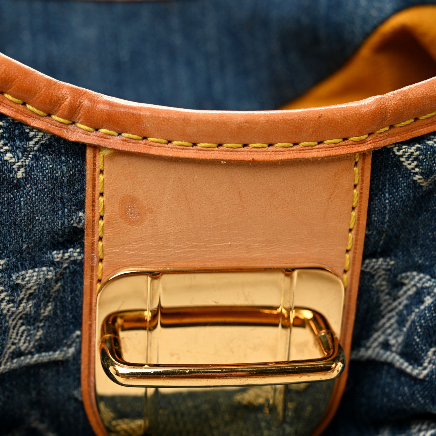 Louis Vuitton Monogram Denim Pleaty Blue 11 of 13