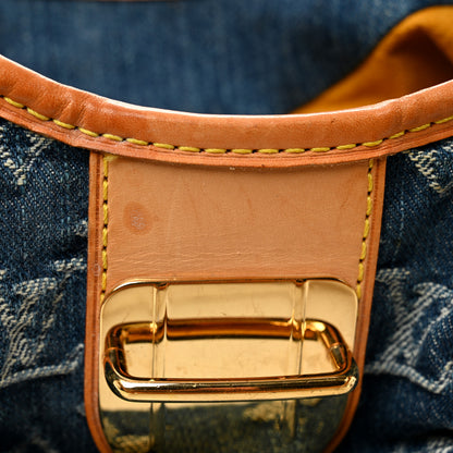 Louis Vuitton Monogram Denim Pleaty Blue 11 of 13
