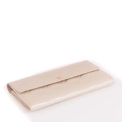 Louis Vuitton Vernis Sarah Wallet Blanc Corail 4 of 7