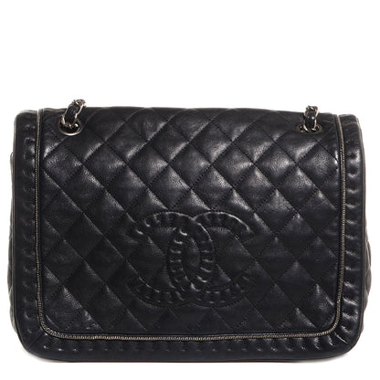 Chanel Calfskin Quilted Large Istanbul Flap Black 1 of 7