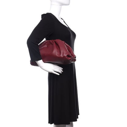 Bottega Veneta Smooth Butter Calf The Pouch Oversized Clutch Bordeaux 2 of 8