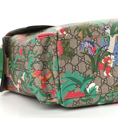 Gucci GG Supreme Monogram Jungle Diaper Bag Green 8 of 9