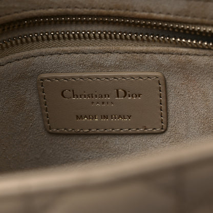 Christian Dior Calfskin Cannage Small My ABCDior Lady Dior Beige 6 of 17