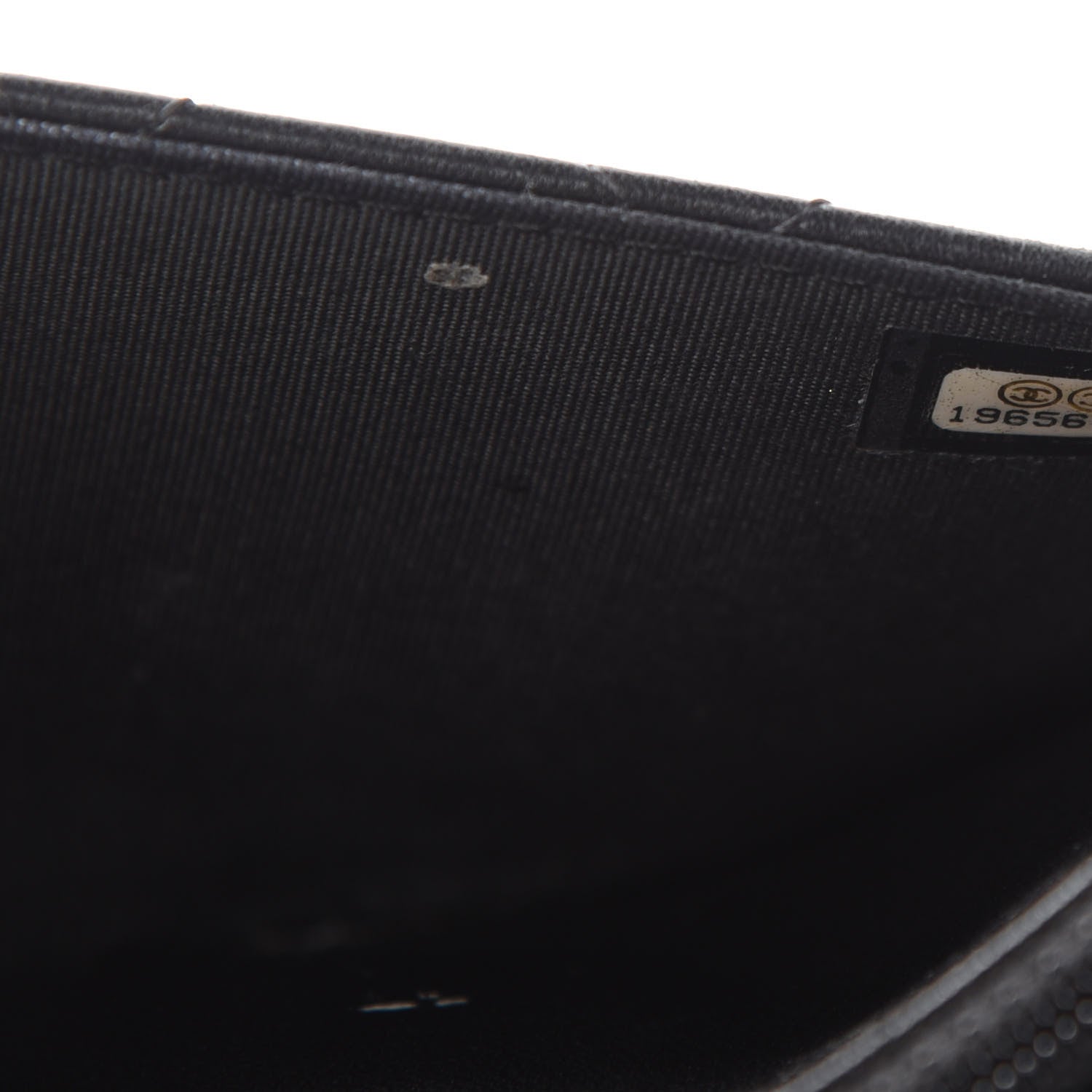 Chanel Lambskin Quilted Boy Wallet On Chain WOC Black 13 of 14
