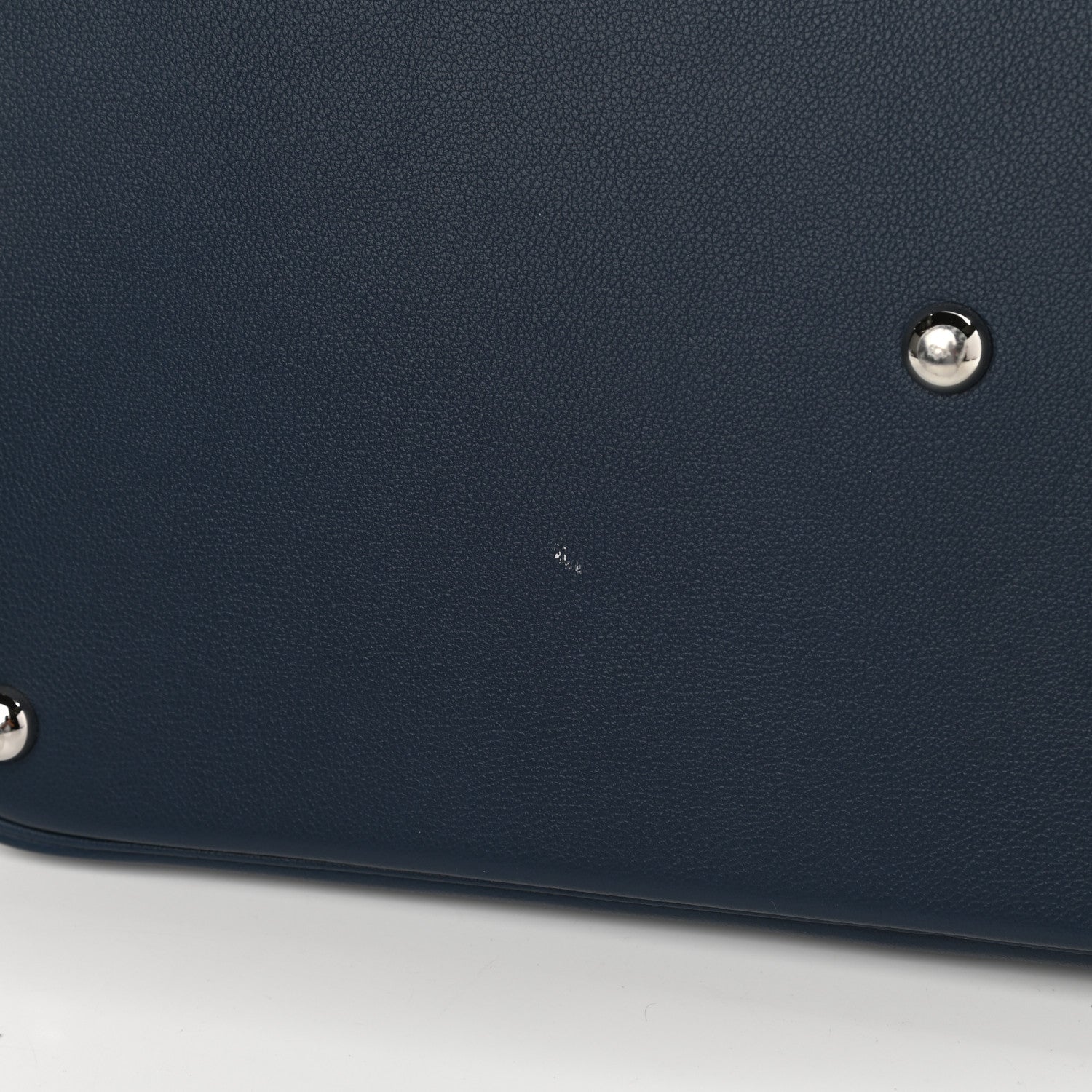 Hermes Evercolor 1923 Bolide 45 Baseball Bag Bleu De Malte Blanc 10 of 10
