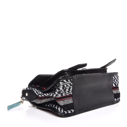 Proenza Schouler Mixed Woven Tiny PS1 Satchel Black White 4 of 8