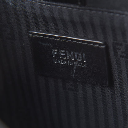 Fendi Patent Vitello Elite Petite 2Jours Tote Black 5 of 7