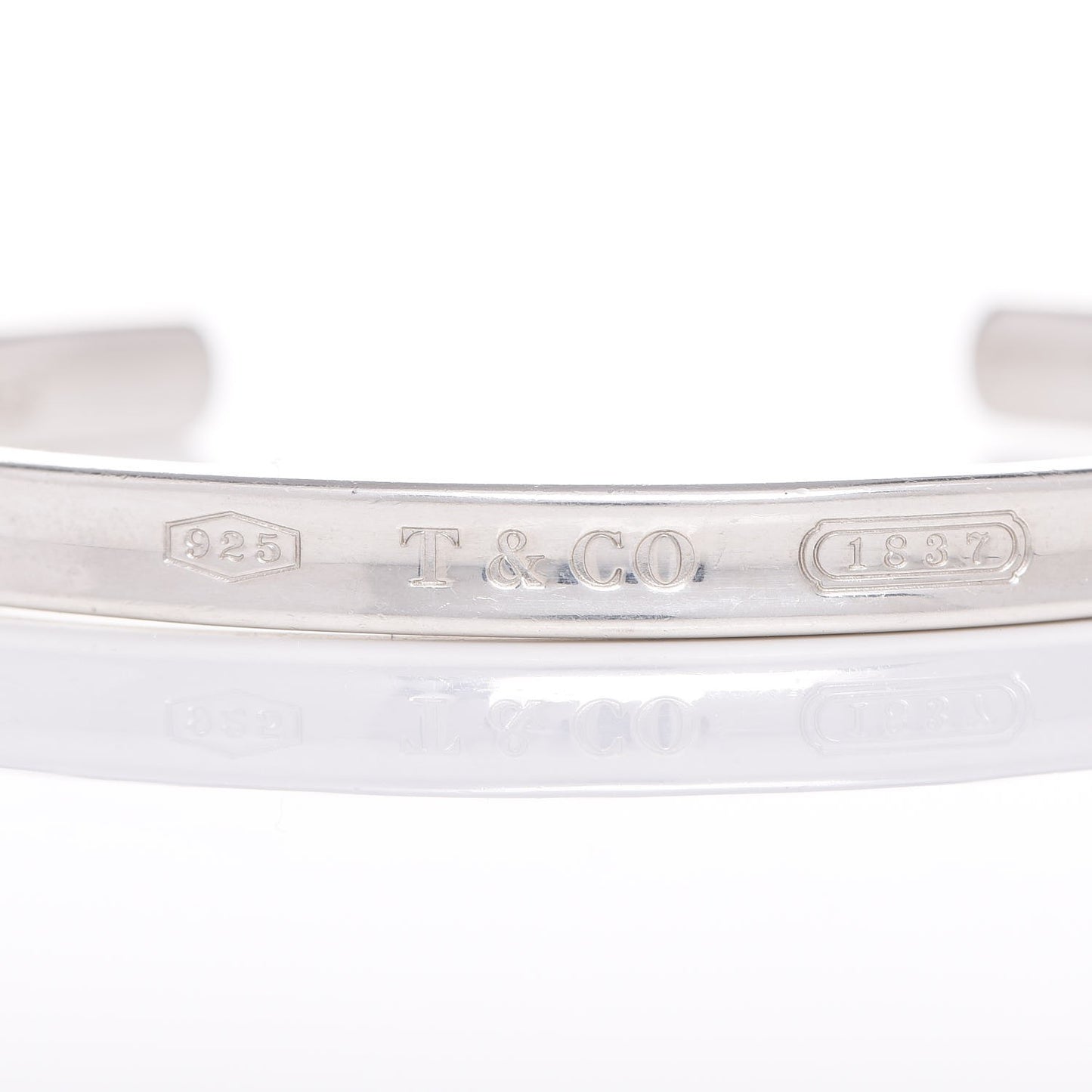Sterling Silver Narrow 1837 Cuff Bracelet