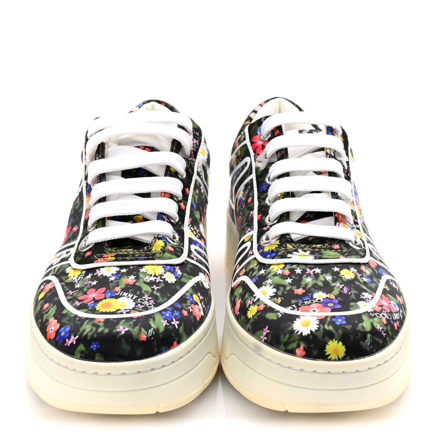 Jimmy Choo Nylon Ditsy Hawaii Sneakers 36 Multicolor 2 of 9