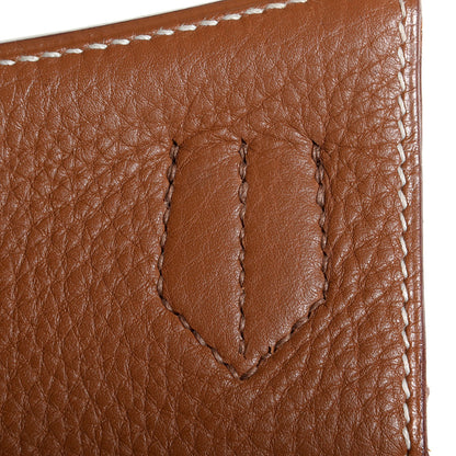 Hermes Taurillon Clemence Jypsiere 34 Gold 9 of 17