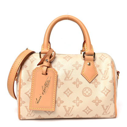 Louis Vuitton Monogram Origine Lin Speedy Bandouliere 20 Linen 1 of 8