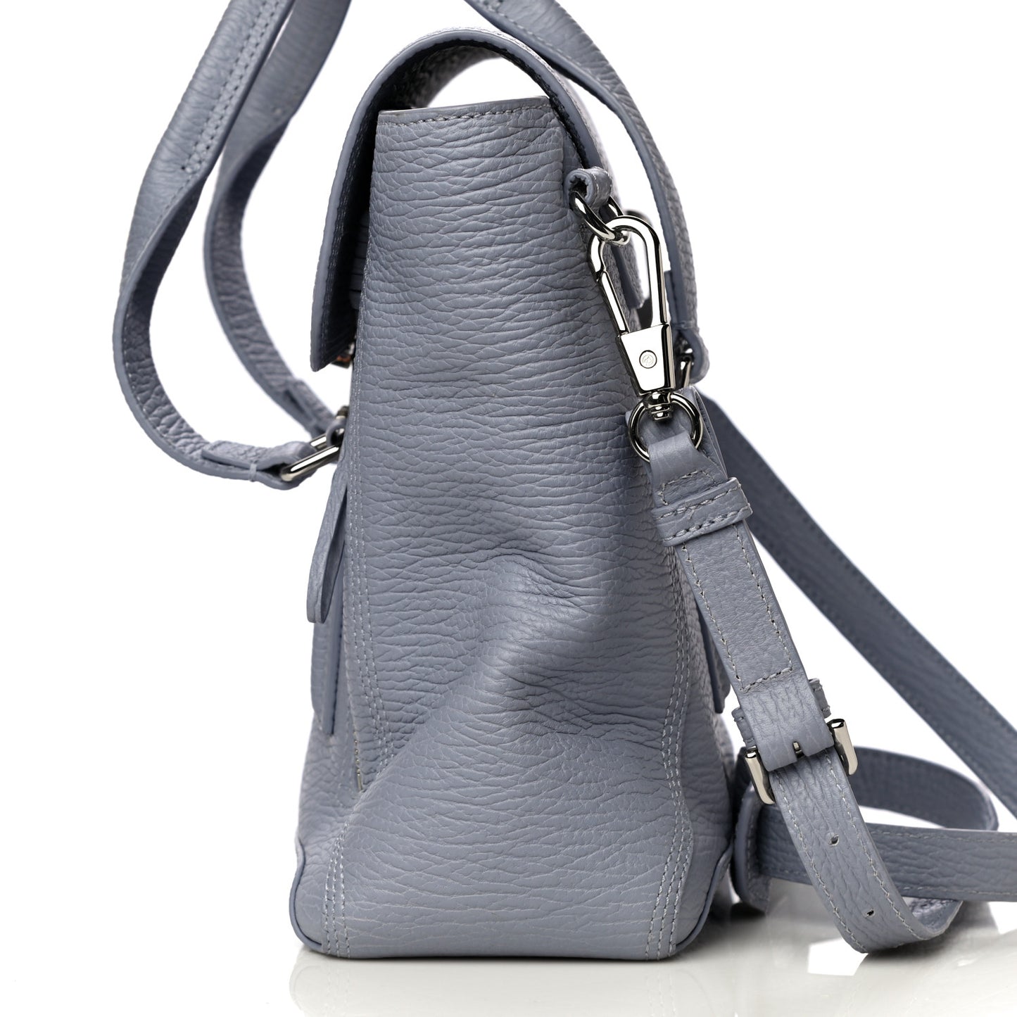 Textured Calfskin Medium Pashli Satchel Lilac