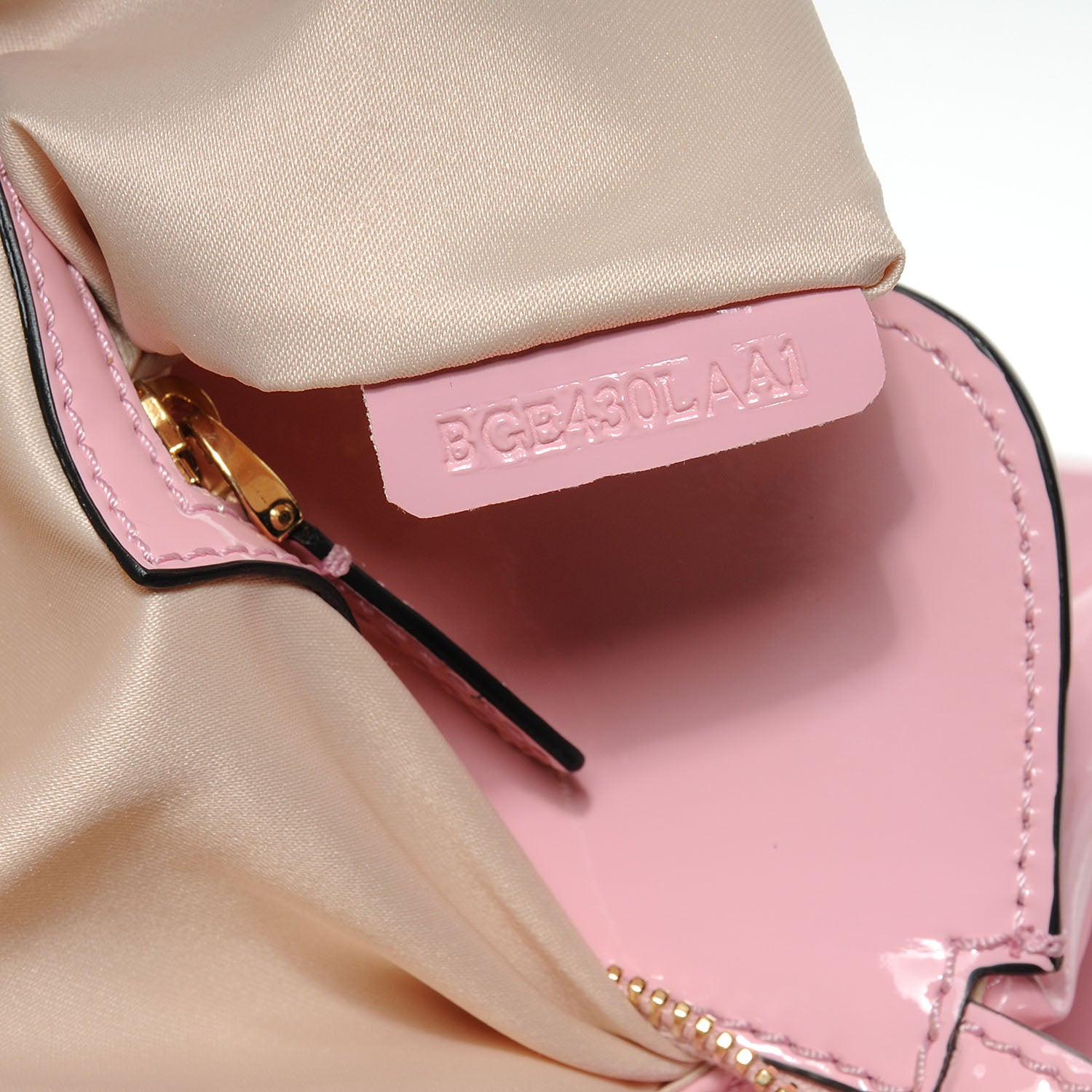 Valentino Garavani Patent Lacca Double Handle Bow Bag Pop Gardenia 7 of 8