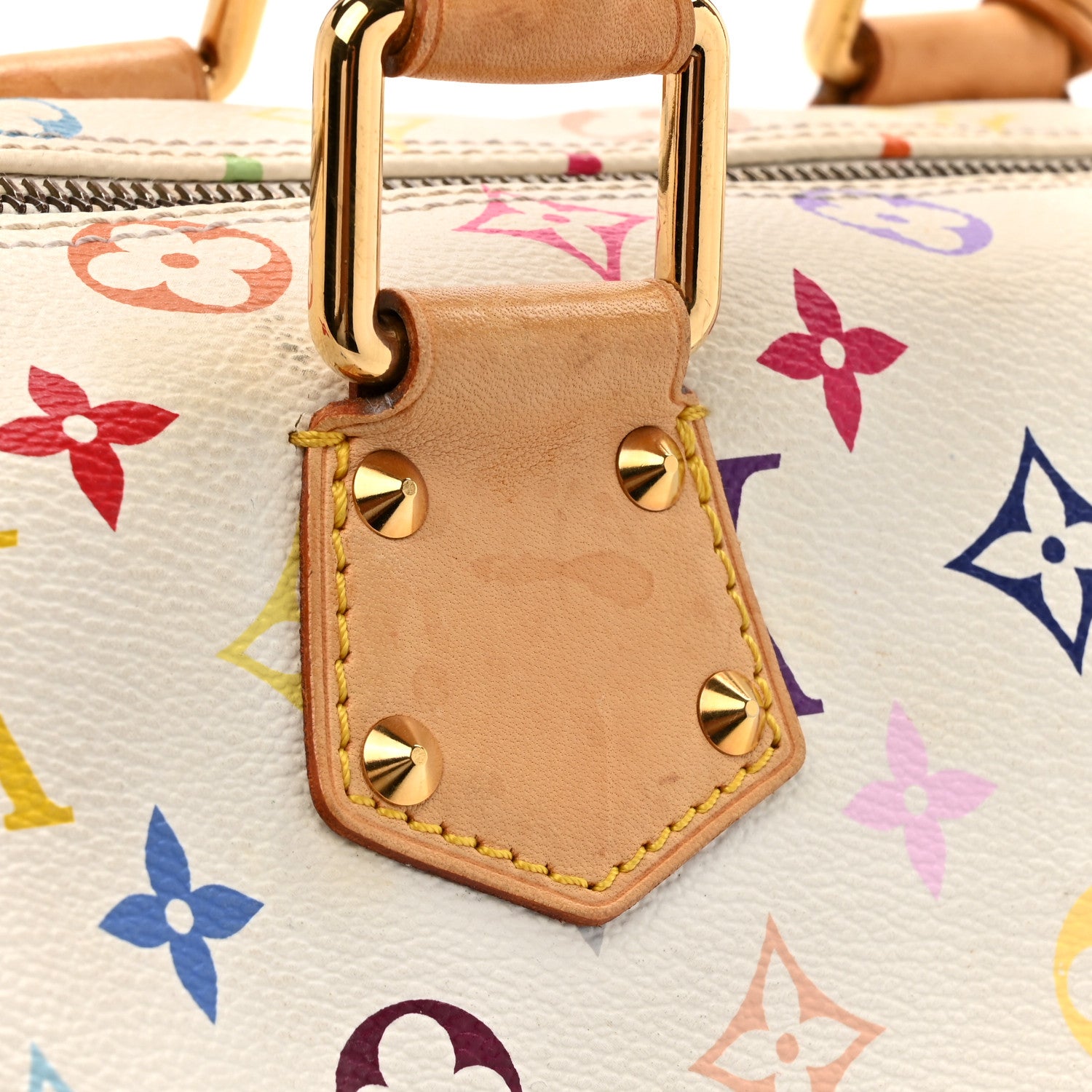 Louis Vuitton Monogram Multicolor Speedy 30 White 10 of 14