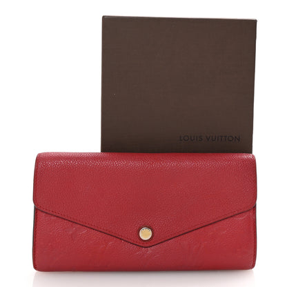 Louis Vuitton Empreinte Sarah Wallet NM Cherry 7 of 7
