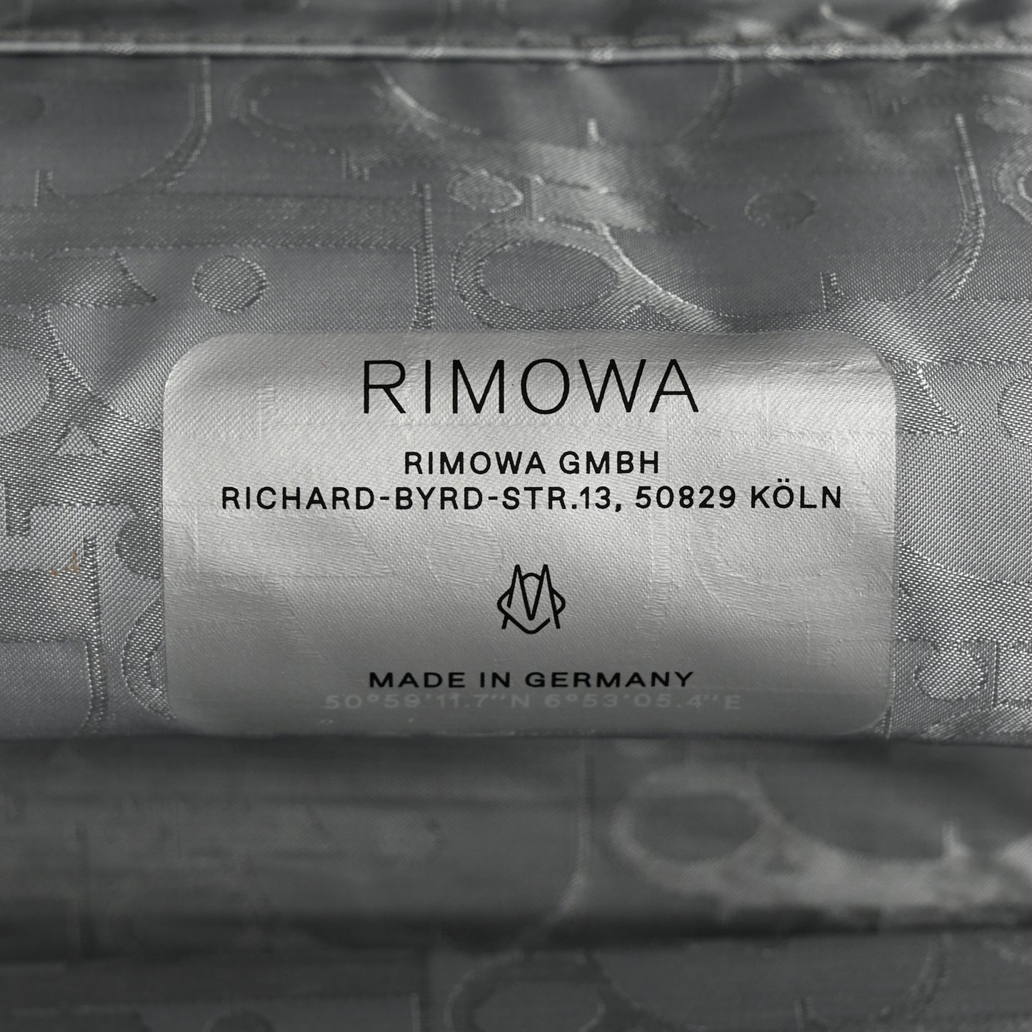 X RIMOWA Aluminum Gradient Cabin Luggage Blue Multi