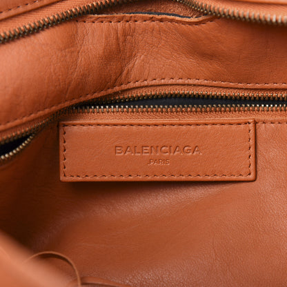 Balenciaga Veau Soyeux Perforated Blackout Hardware City Marron Caramel 7 of 12