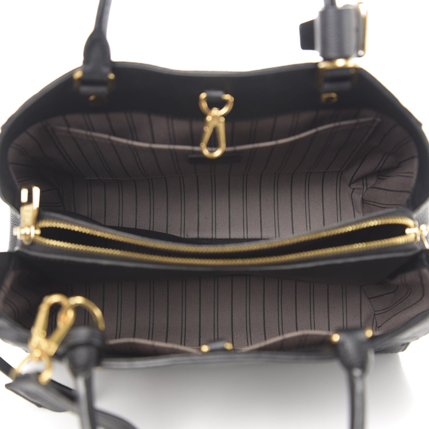 Louis Vuitton Empreinte Montaigne MM Black 6 of 11