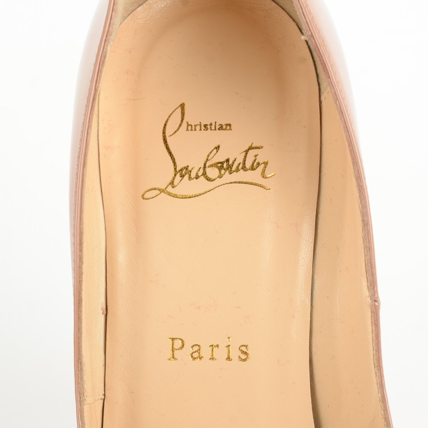 Patent Lady Peep 150 Pumps 38.5 Nude