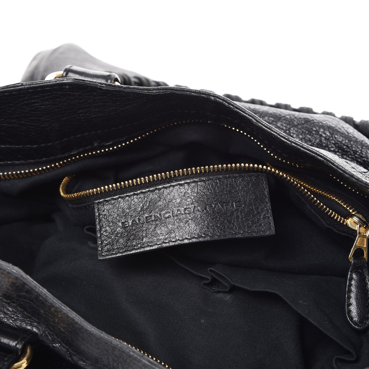 Agneau Giant 12 Gold Hardware Velo Black