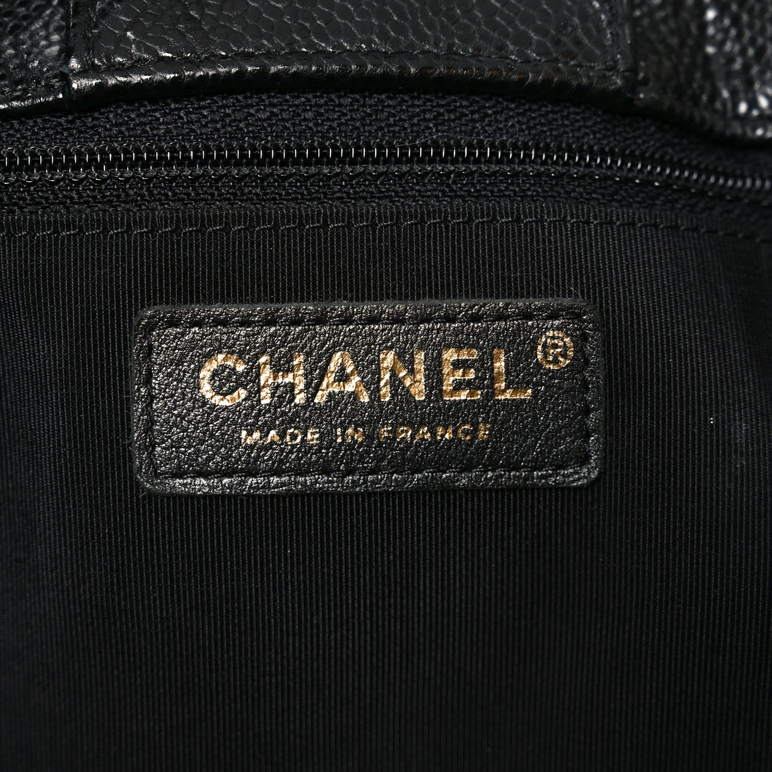 Chanel Caviar Quilted Large Shopping Tote Black 6 of 11