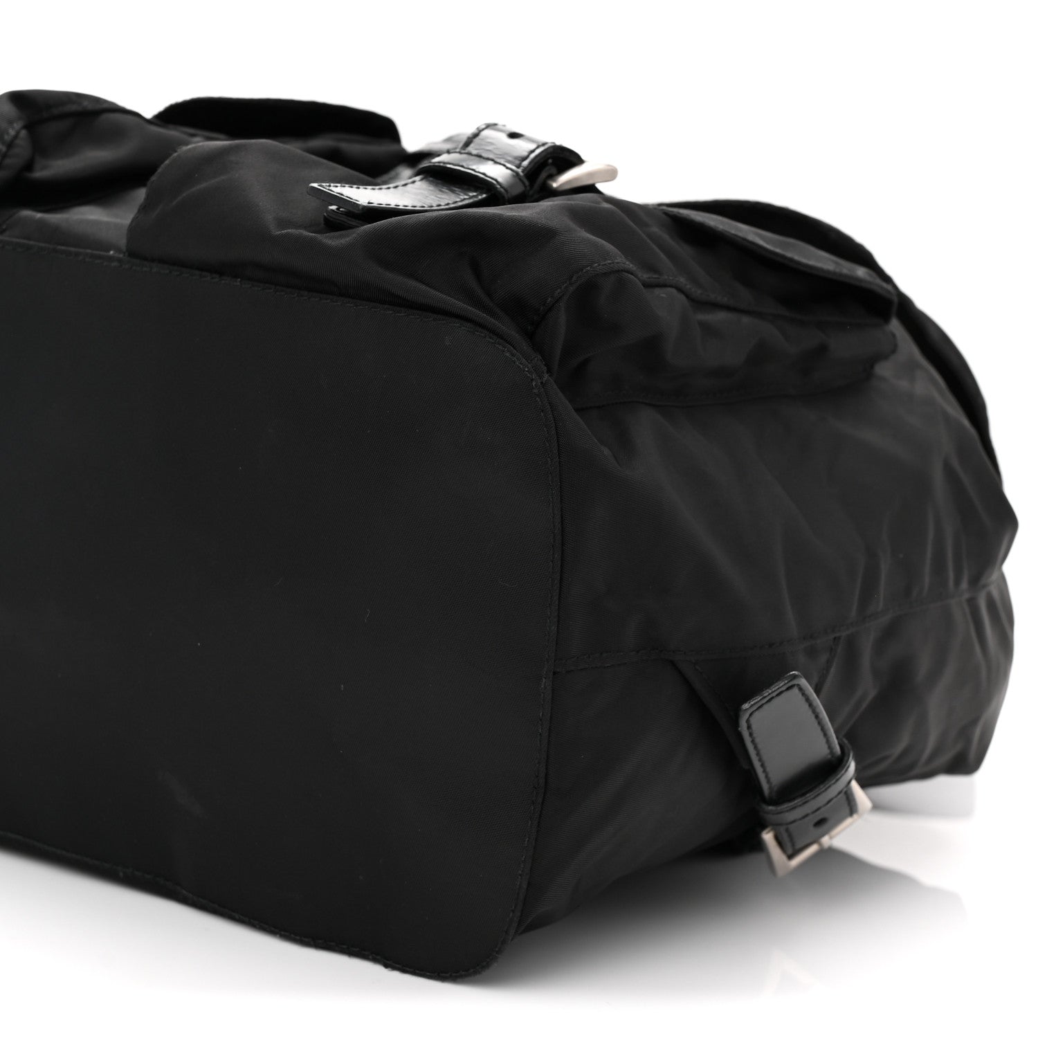 Prada Nylon Vela Medium Backpack Black 10 of 15