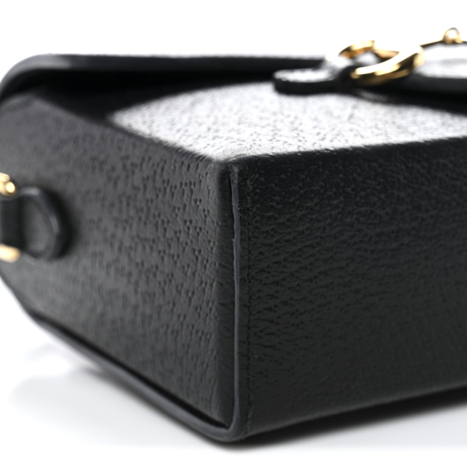 Gucci Calfskin Horsebit 1955 Shoulder Bag Black 9 of 11