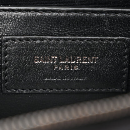 Saint Laurent Calfskin Heart Monogram Crossbody Black 6 of 10