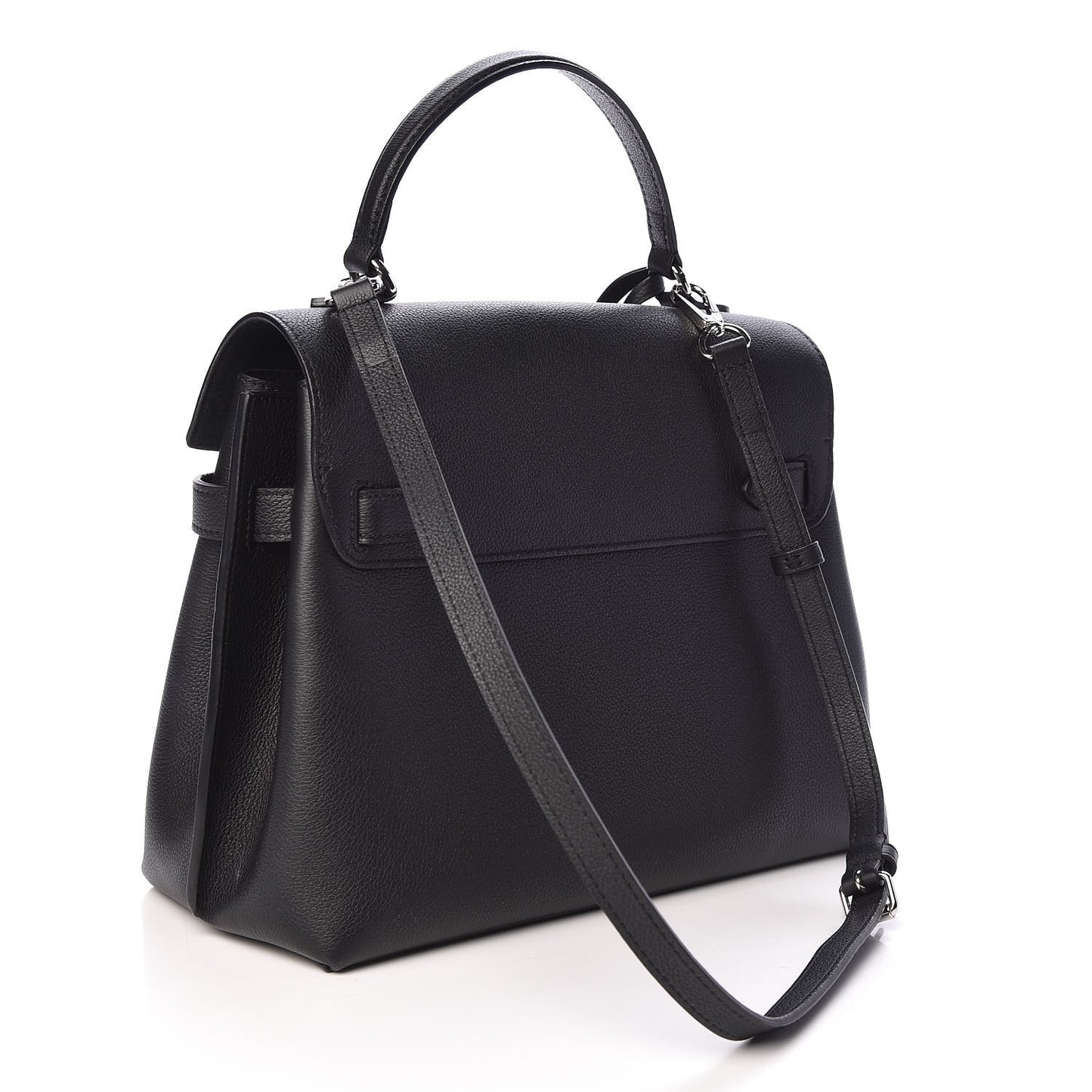 Soft Calfskin Lockme Ever Black