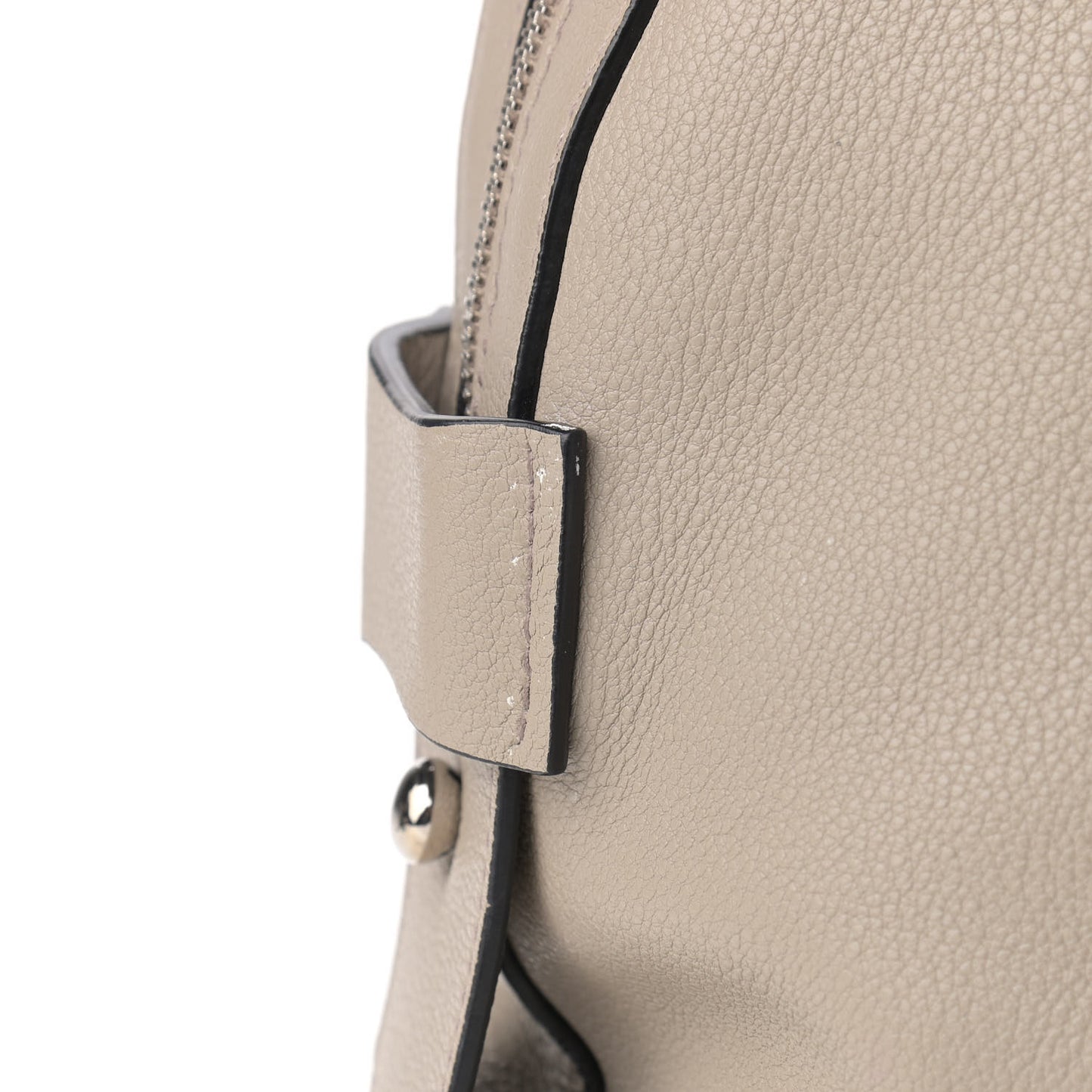 Vitello Daino Shoulder Bag Pomice
