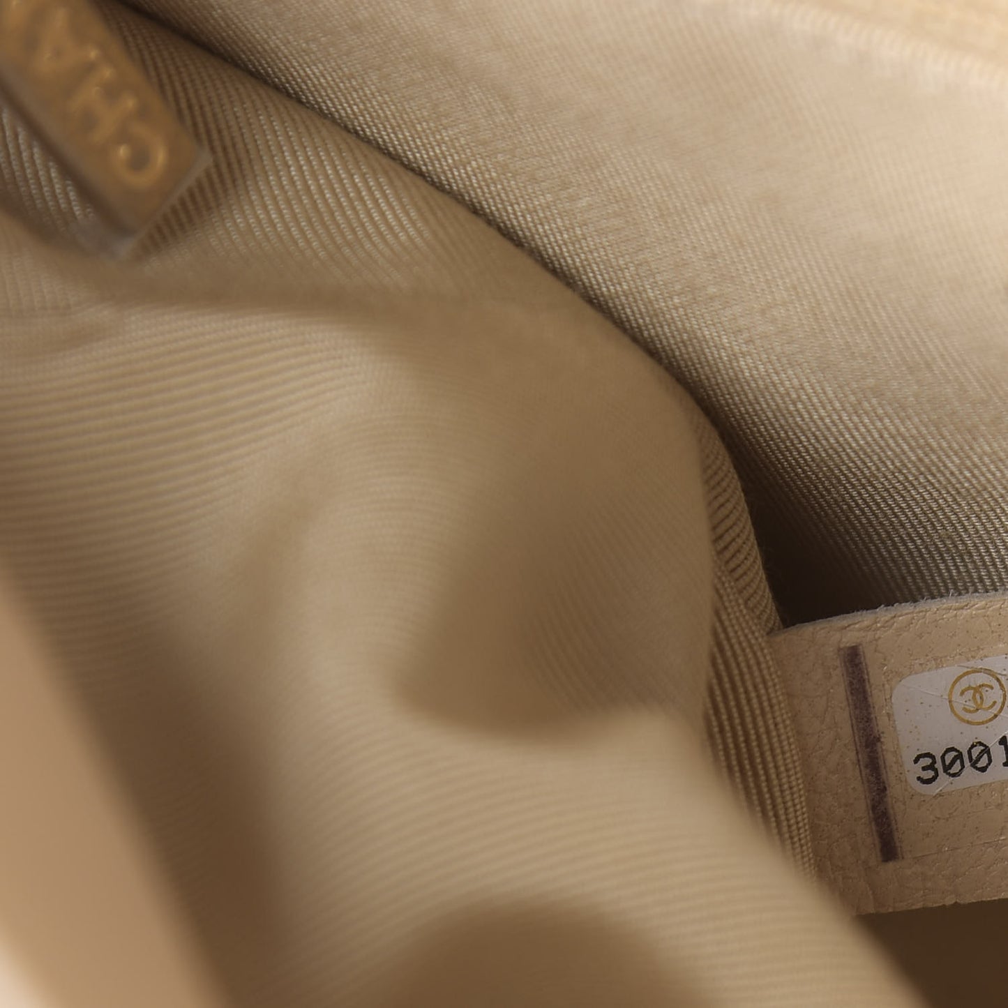 Lambskin Quilted Medium 19 Flap Light Beige
