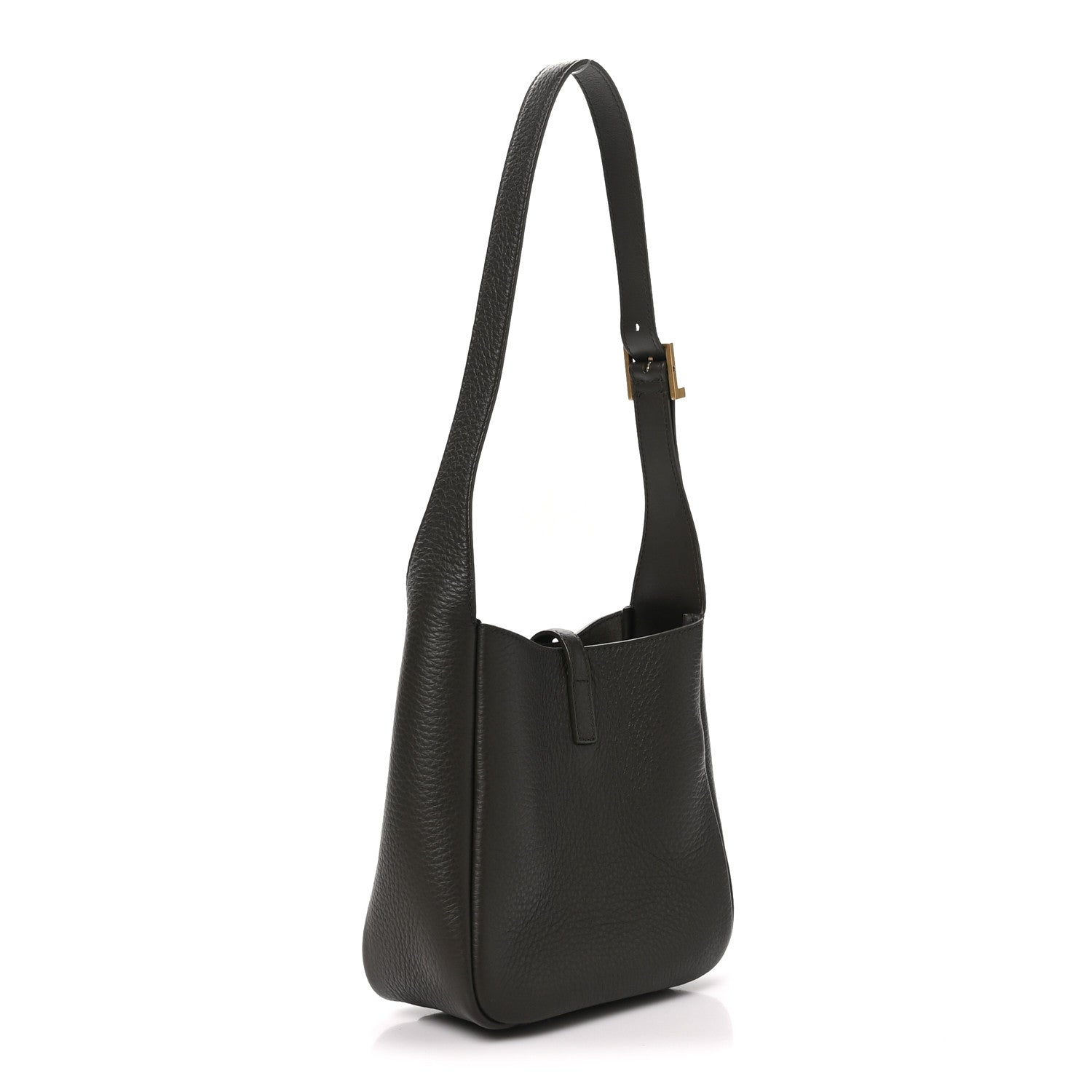 Saint Laurent Grained Deerskin Baby Supple Le 5 A 7 Hobo Light Musk 3 of 9