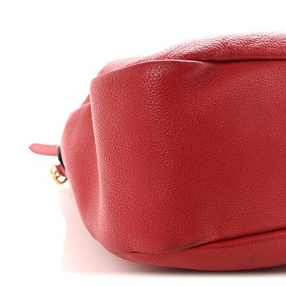 Prada Vitello Phenix Hobo Rosso 8 of 9