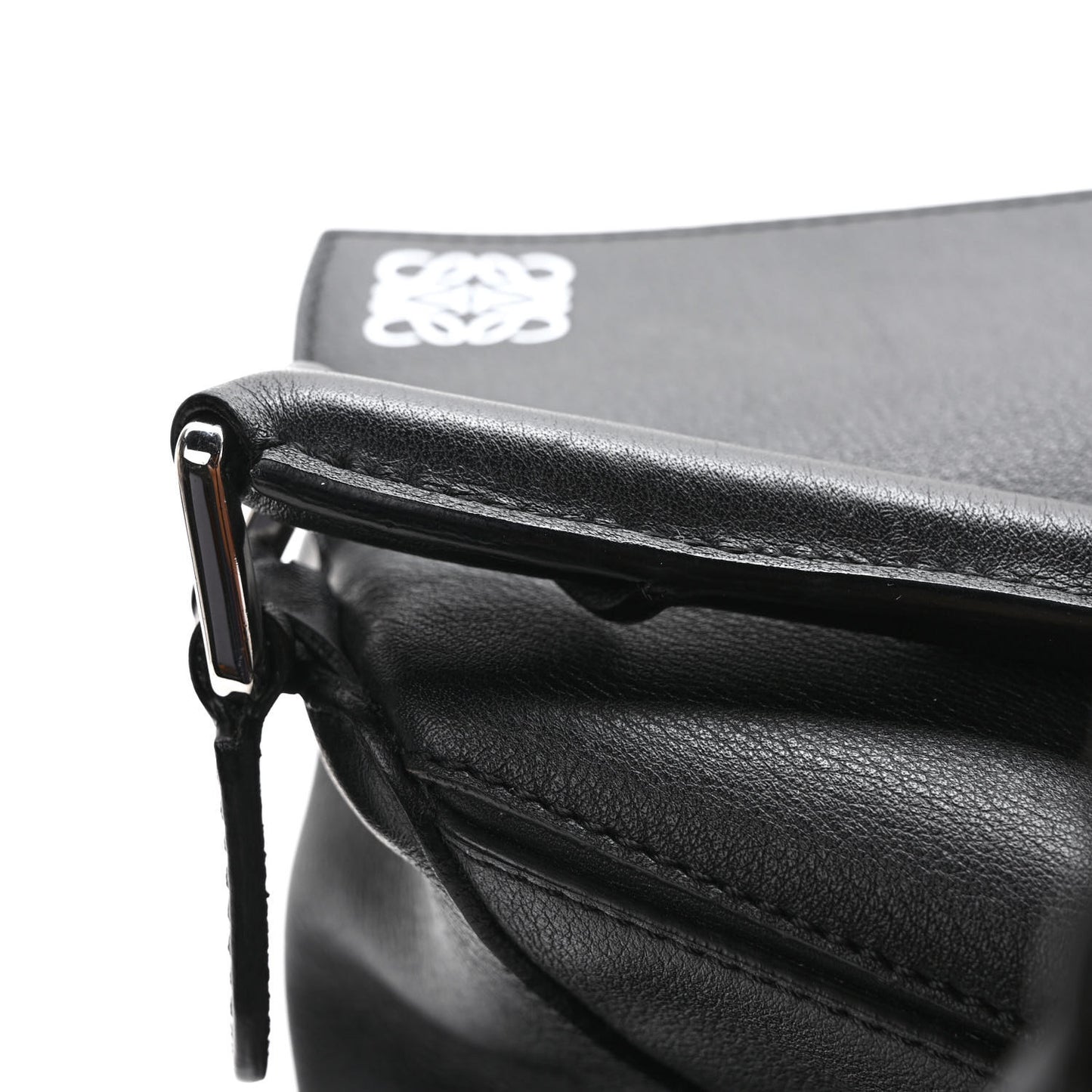 Calfskin Medium Puzzle Bag Black
