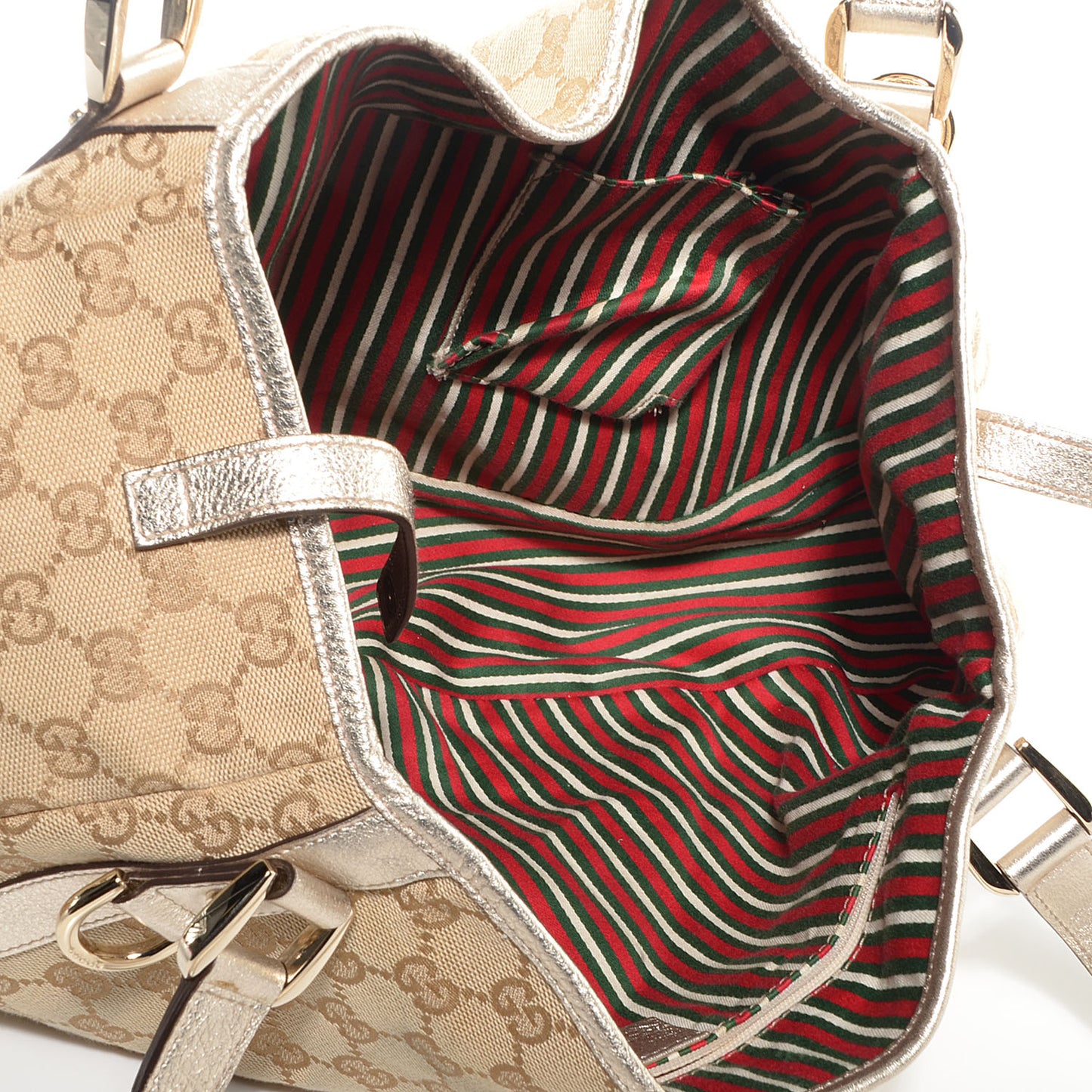 Monogram Medium Abbey Shoulder Bag Metallic