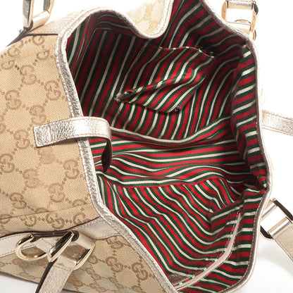 Gucci Monogram Medium Abbey Shoulder Bag Metallic 5 of 7