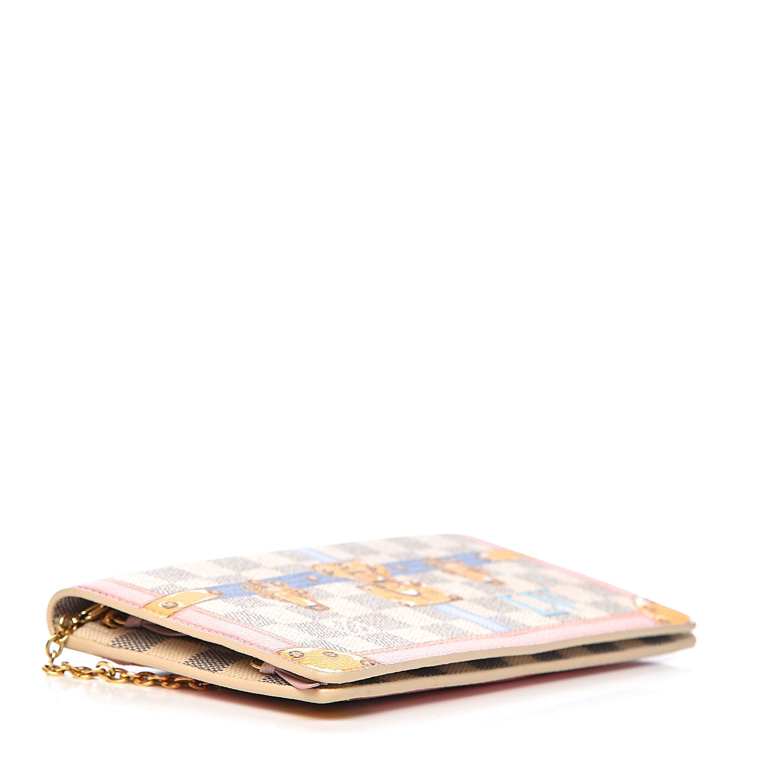 Louis Vuitton Damier Azur Summer Trunks Pochette Weekend 4 of 8