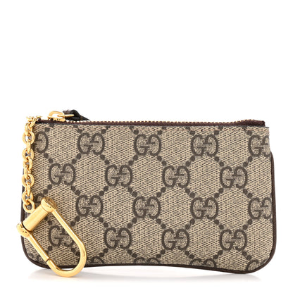 Gucci GG Supreme Monogram Key Case Brown 1 of 10