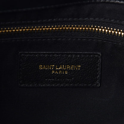 Saint Laurent Lambskin Patchwork Monogram Medium Jamie Black 7 of 8
