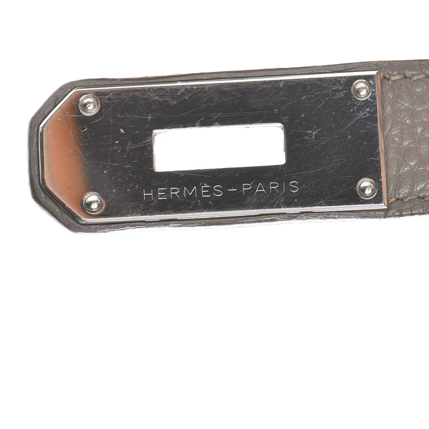 Hermes Taurillon Clemence Jypsiere 37 Etain 13 of 28