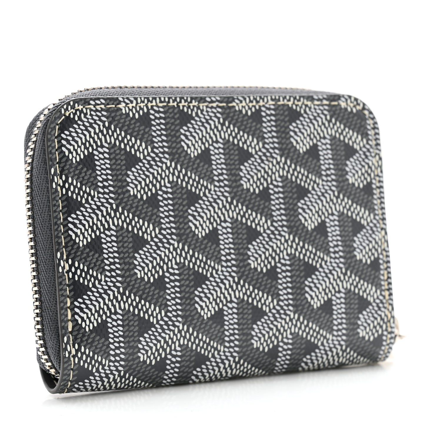 Goyardine Compact Wallet Grey